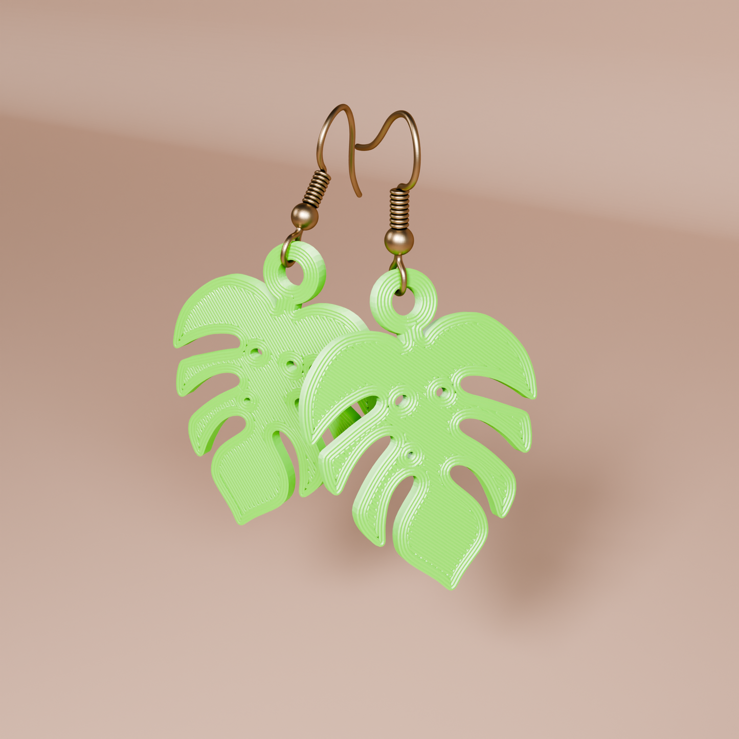 Monstera Earrings